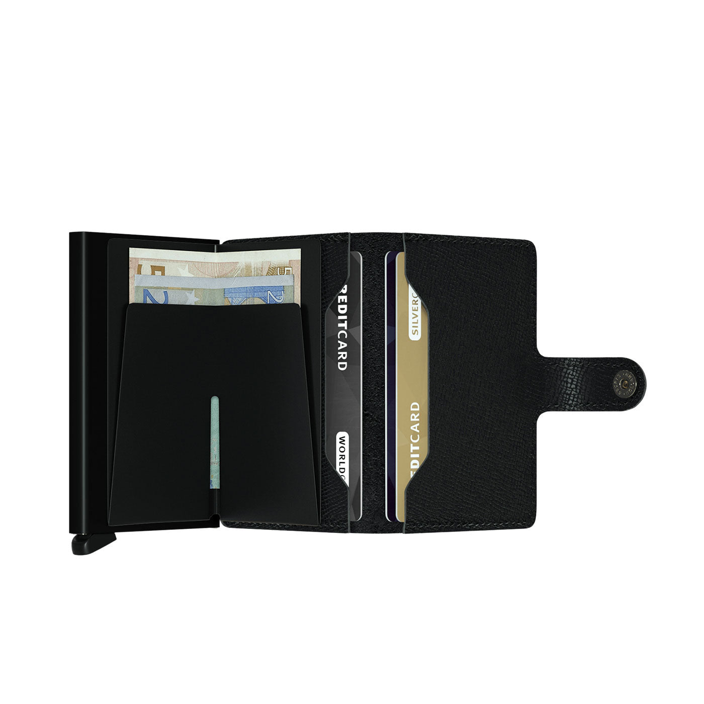 Secrid Miniwallet Crisple Black  - MCBLACK