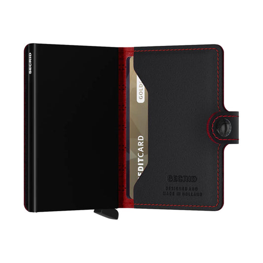 Secrid Miniwallet Fuel Black/Red  - MFUBLACKRED