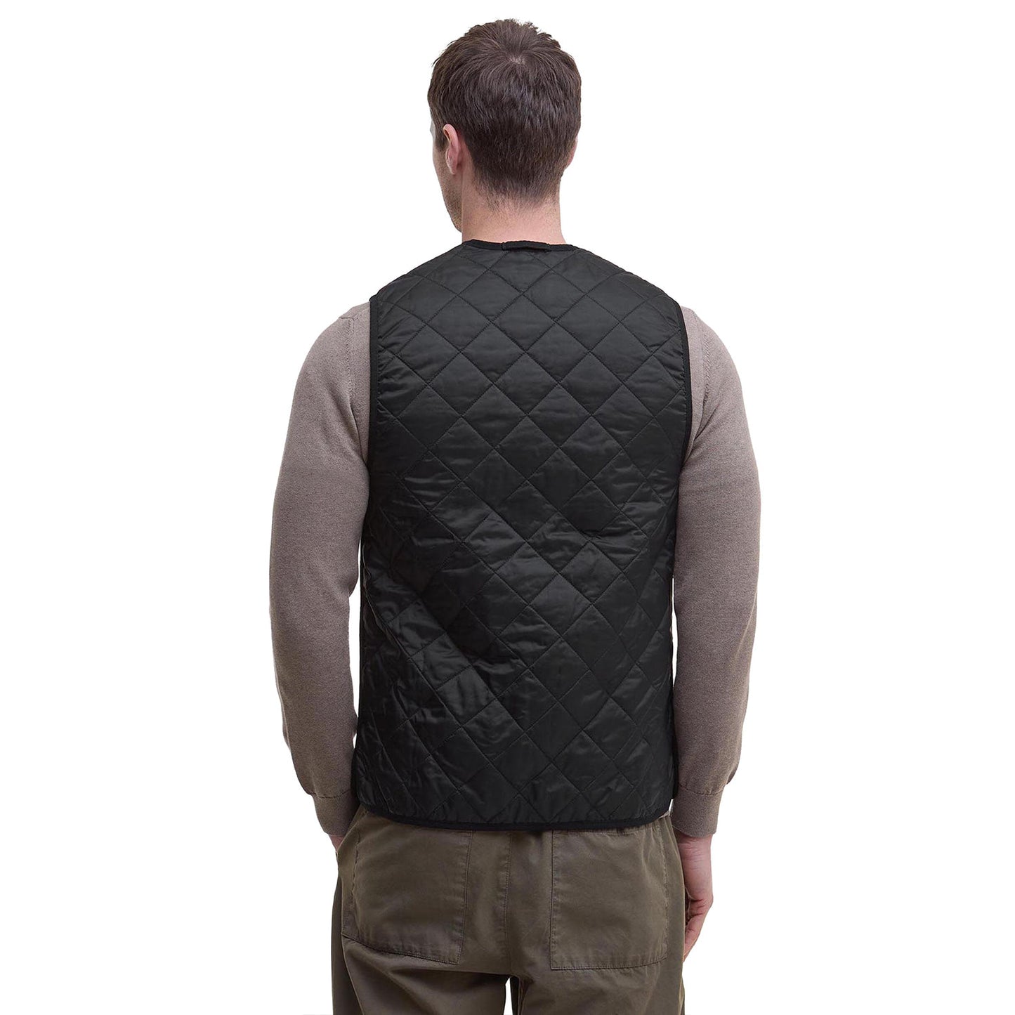 Barbour Quilted Waistcoat/Zip-In Liner Black Modern  - MLI0001BK91