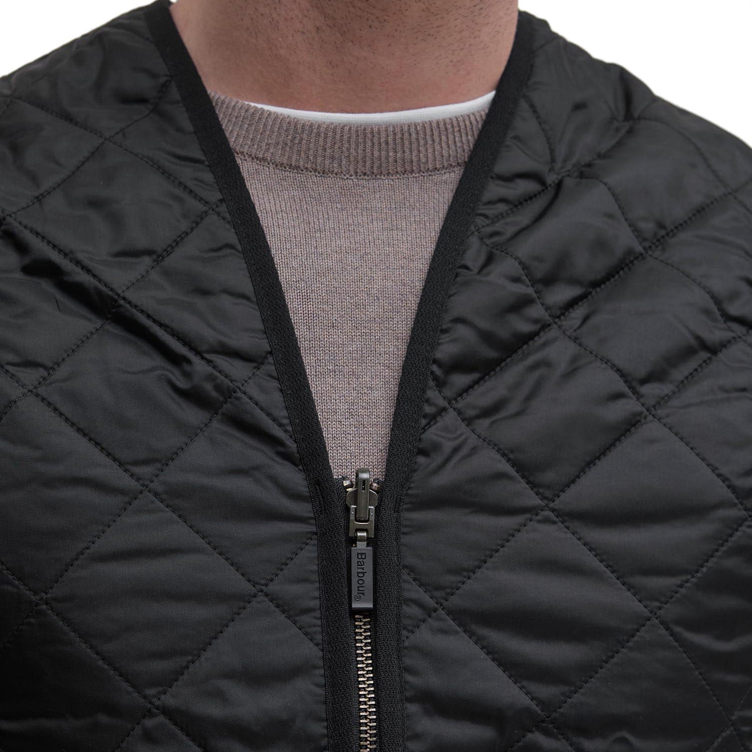 Barbour Quilted Waistcoat/Zip-In Liner Black Modern  - MLI0001BK91