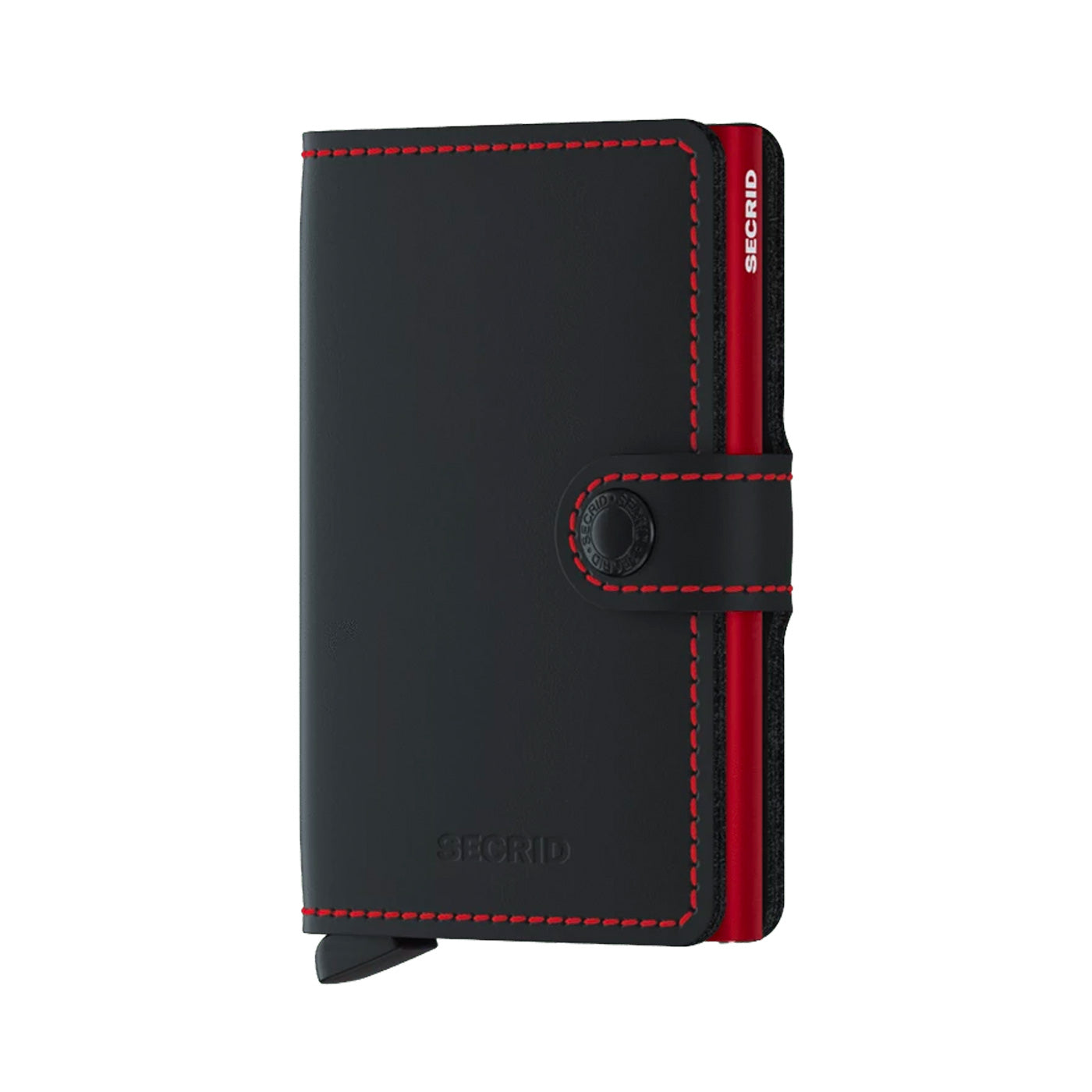 Secrid Miniwallet Matte Black & Red  - MMBLACKRED