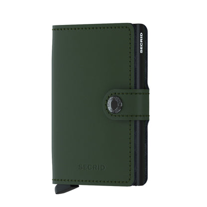 Secrid Miniwallet Matte Green/Black  - MMGREENBLACK
