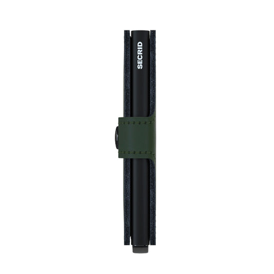 Secrid Miniwallet Matte Green/Black  - MMGREENBLACK