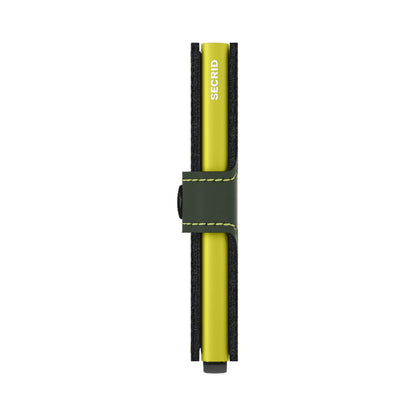 Secrid Miniwallet Matte Green & Lime  - MMGREENLIME