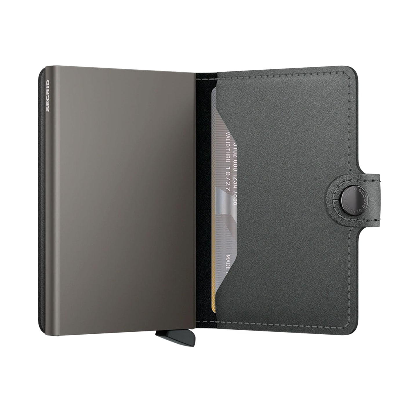 Secrid Miniwallet Matte Satin Steel  - MMSSTEEL
