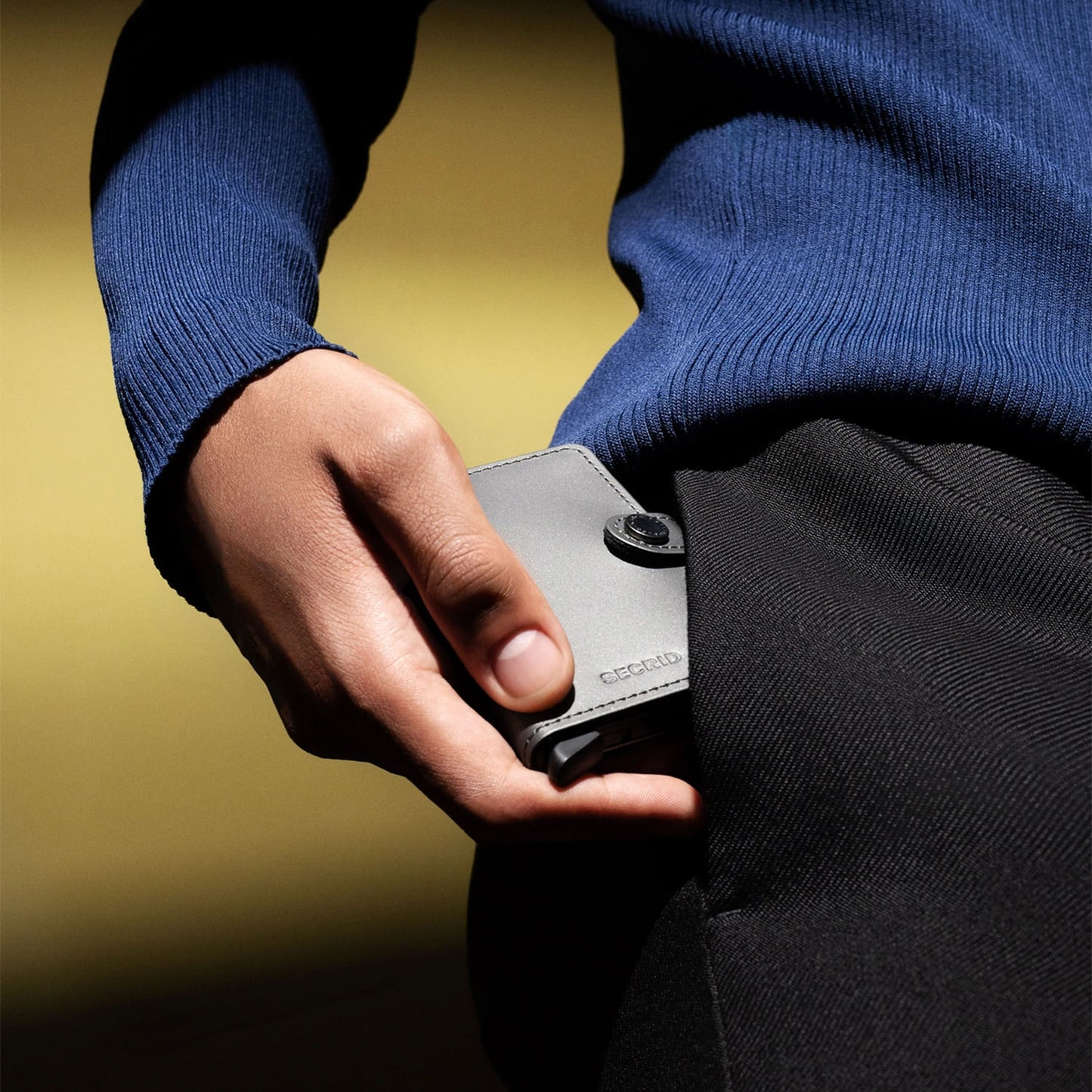 Secrid Miniwallet Matte Satin Steel  - MMSSTEEL