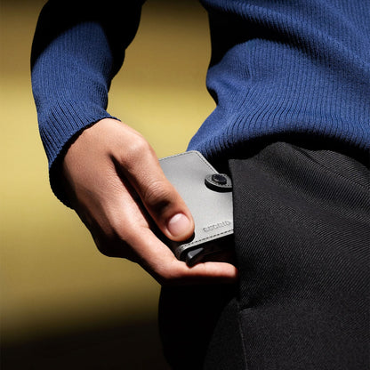 Secrid Miniwallet Matte Satin Steel  - MMSSTEEL