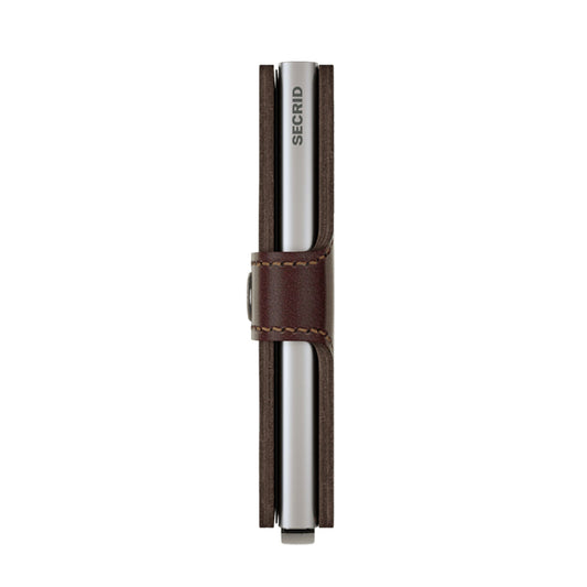 Secrid Miniwallet Original Dark Brown  - MODBROWN