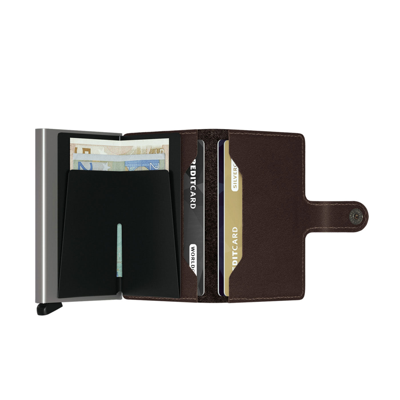 Secrid Miniwallet Original Dark Brown  - MODBROWN