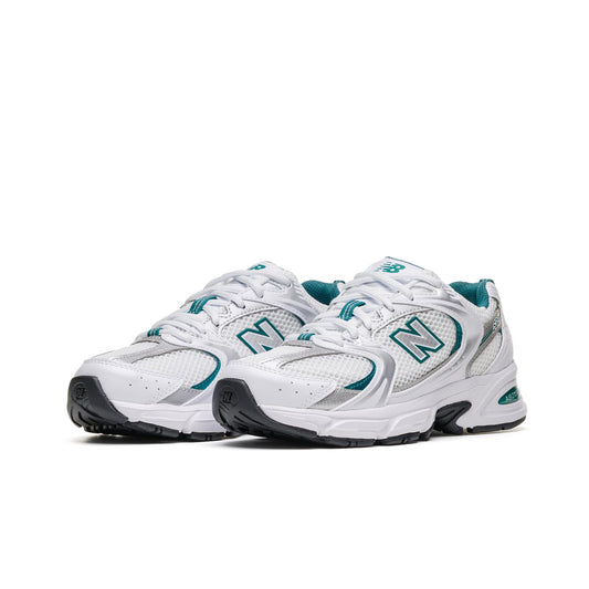 New Balance 530 White/Silver Metallic-Petrol  - MR530AB