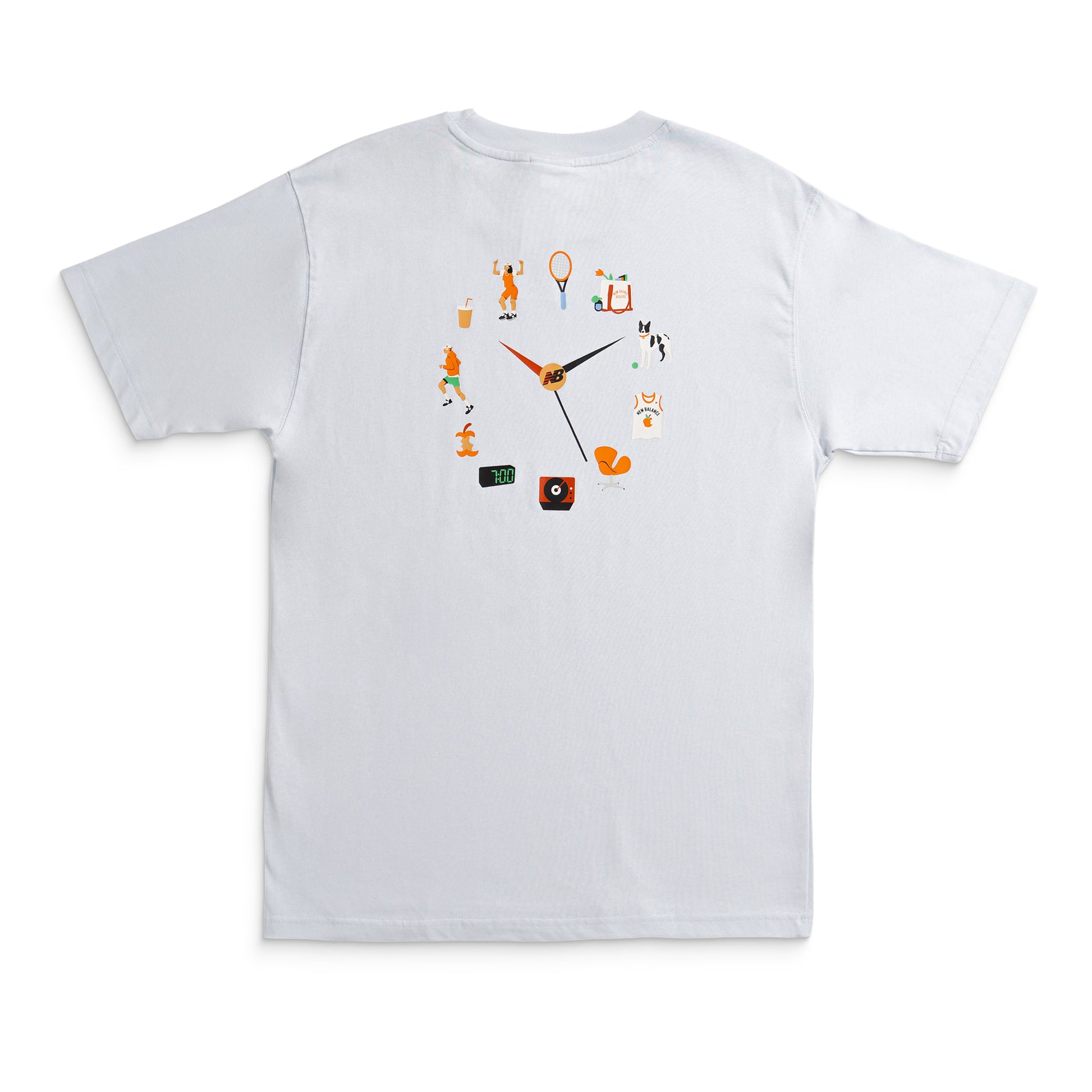 New Balance x Drake Cereal Clock Tee Ice Blue  - MT51971-IB