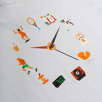 New Balance x Drake Cereal Clock Tee Ice Blue  - MT51971-IB