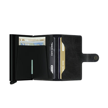 Secrid Miniwallet Vintage Black  - MVBLACK