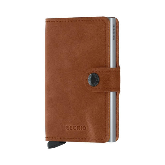 Secrid Miniwallet Vintage Cognac/Silver  - MVCOGNACSILVER