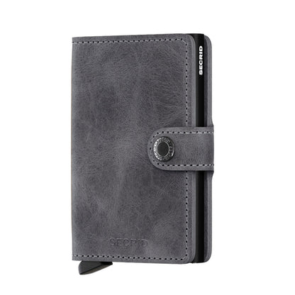 Secrid Miniwallet Vintage Grey/Black  - MVGRYBLACK