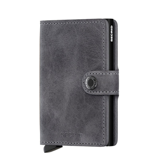 Secrid Miniwallet Vintage Grey/Black  - MVGRYBLACK