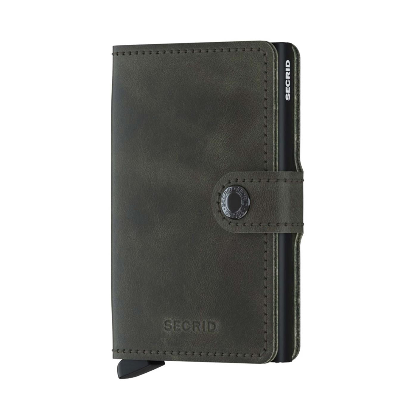 Secrid Miniwallet Vintage Olive-Black  - MVOLIVEBLACK