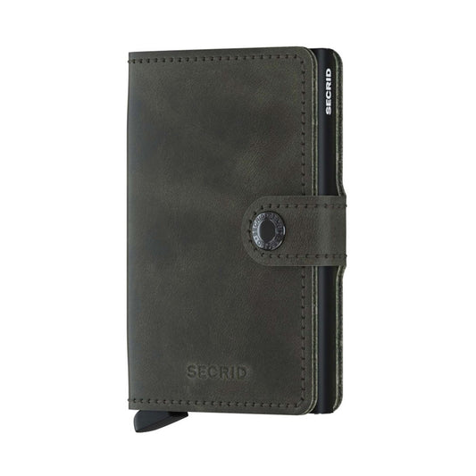 Secrid Miniwallet Vintage Olive-Black  - MVOLIVEBLACK