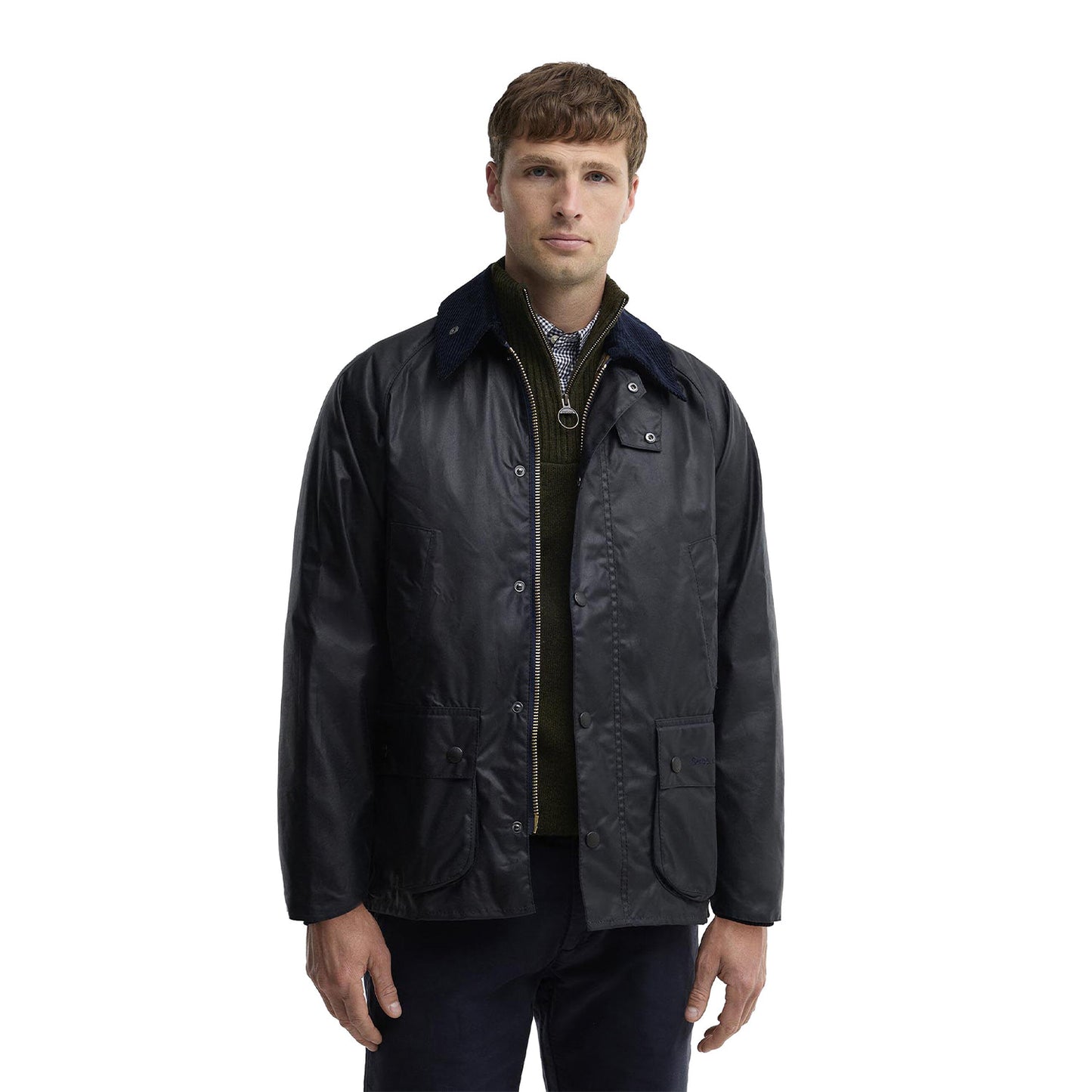 Barbour Bedale Wax Jacket Navy  - MWX0018NY91