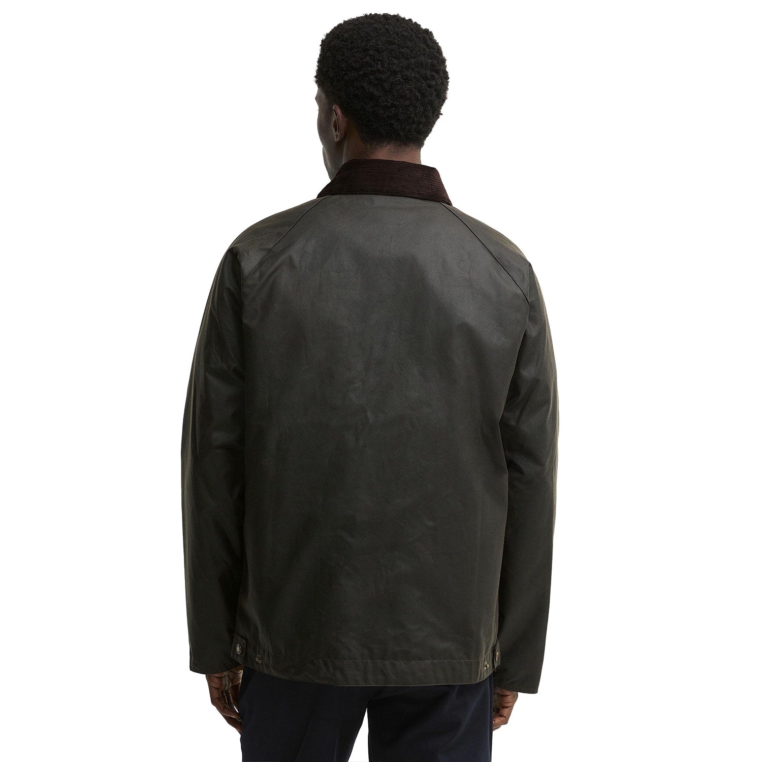 Barbour Short Bedale Wax Jacket Olive  - MWX2205OL71