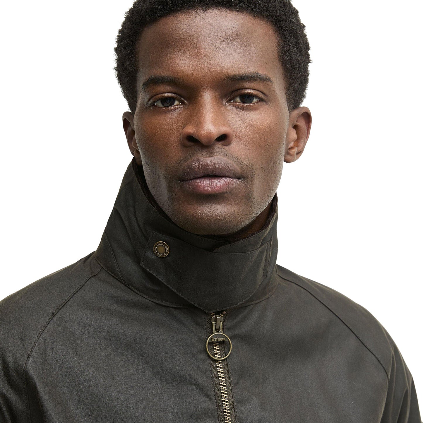 Barbour Short Bedale Wax Jacket Olive  - MWX2205OL71