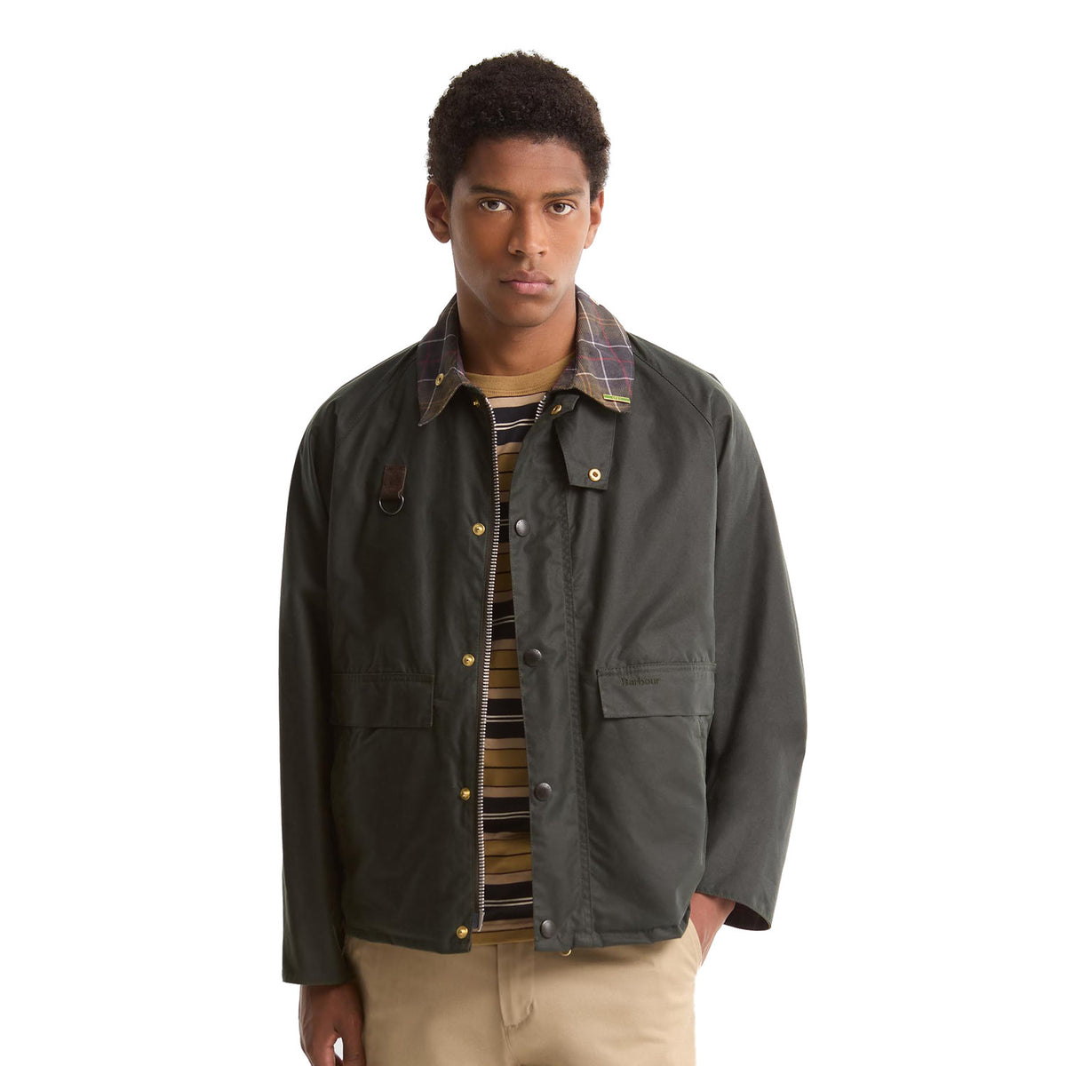 Barbour Icons Spey Wax Jacket Sage  - MWX2584SG51