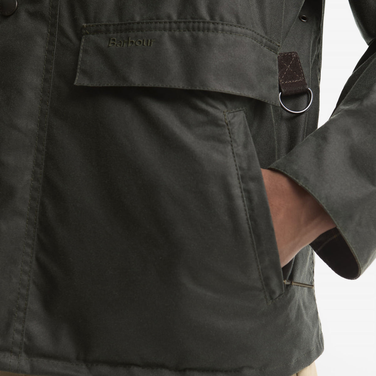 Barbour Icons Spey Wax Jacket Sage  - MWX2584SG51
