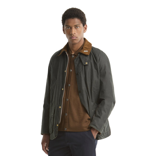 Barbour Icons Ashby Wax Jacket Sage  - MWX2588SG51