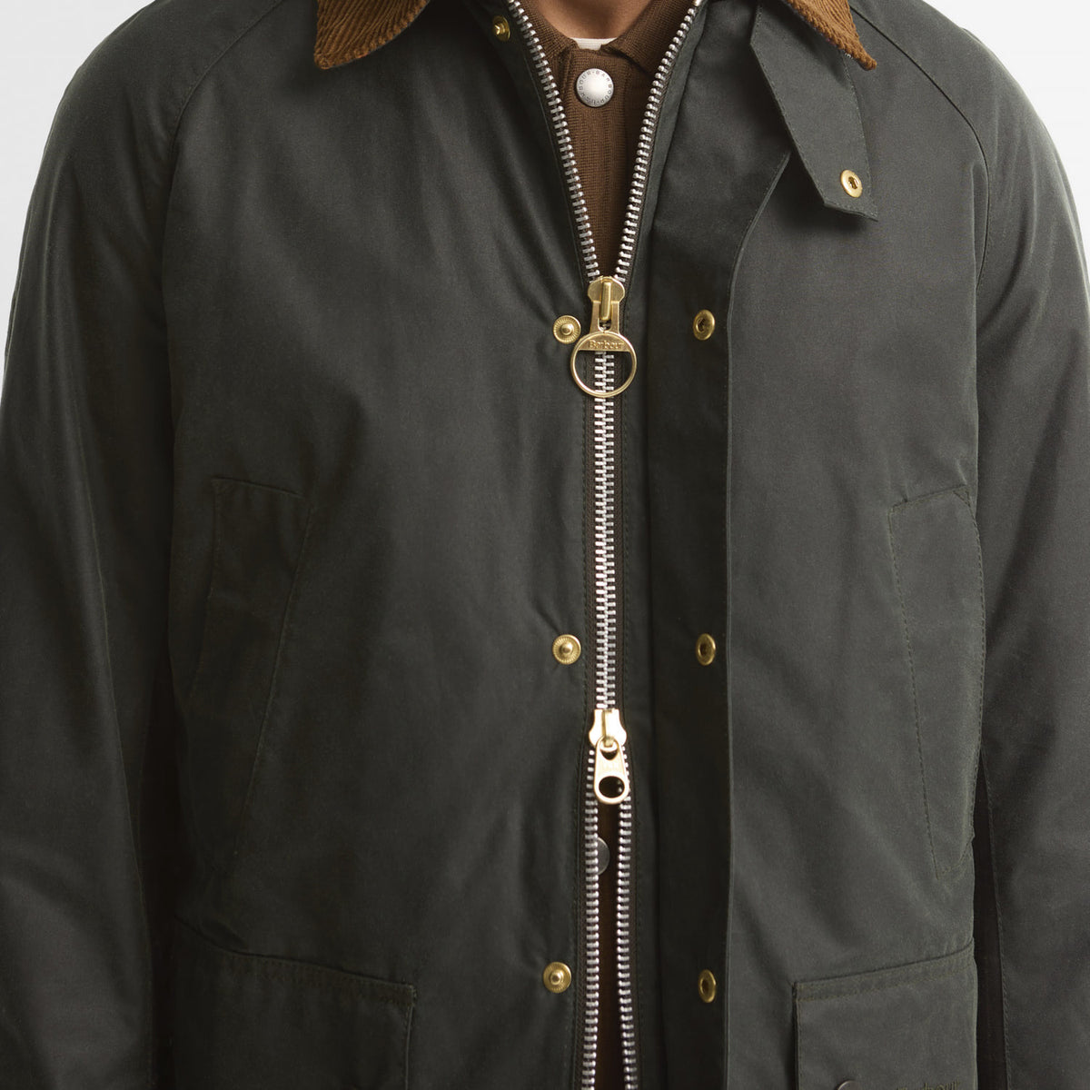 Barbour Icons Ashby Wax Jacket Sage  - MWX2588SG51