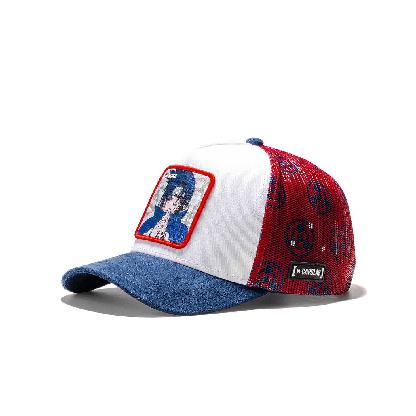 Capslab Naruto Shippuden Sasuke Cap White/Black/Red  - NC2-CT-SHA