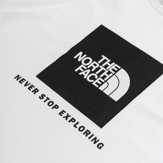 The North Face S/S Raglan Red Box Tee TNF White/TNF Black  - NF0A3BQOFN41