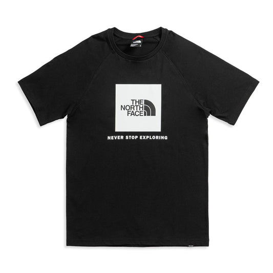 The North Face S/S Raglan Red Box Tee TNF Black/TNF White  - NF0A3BQOKY41