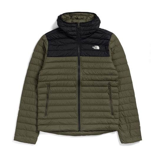 The North Face Stretch Down Hoodie Jacket Taupe Green  - NF0A3Y55BQW