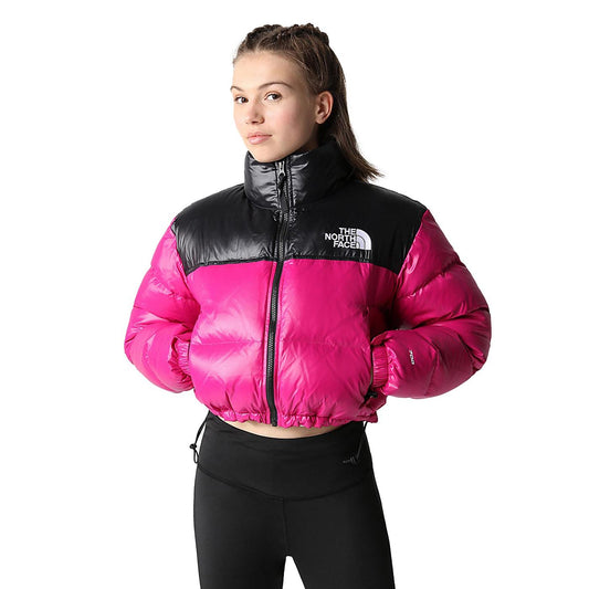 The North Face W Nuptse Short Jacket Fuschia Pink  - NF0A5GGE1461