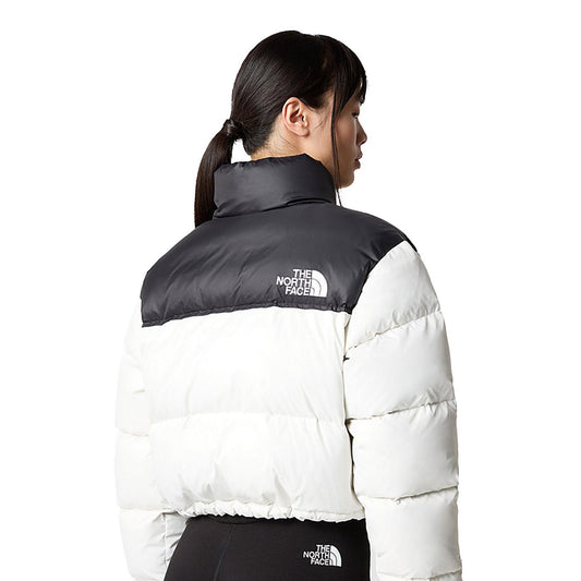 The North Face Nuptse Short Jacket Gardenia White/TNF Black  - NF0A5GGEQ4C1