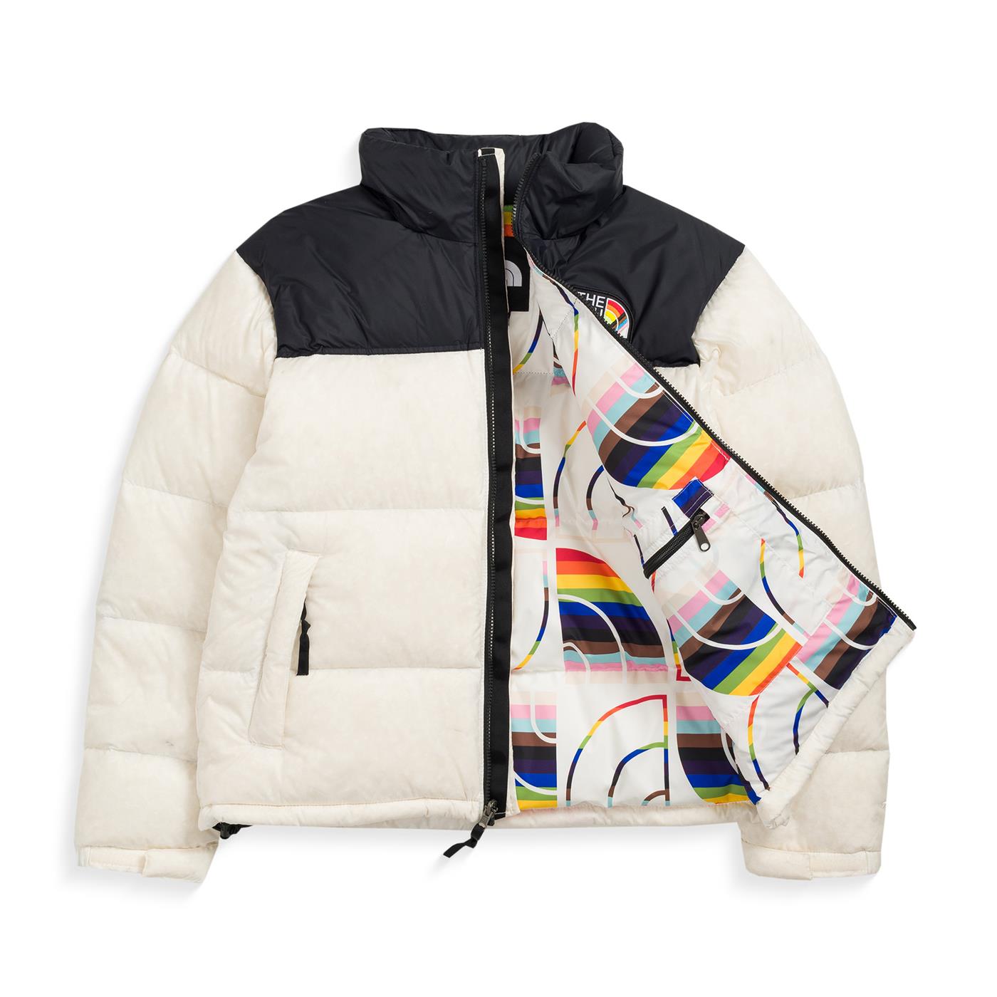 The North Face 1996 Retro Nuptse Pride Jacket Gardenia White  - NF0A7QKWN31