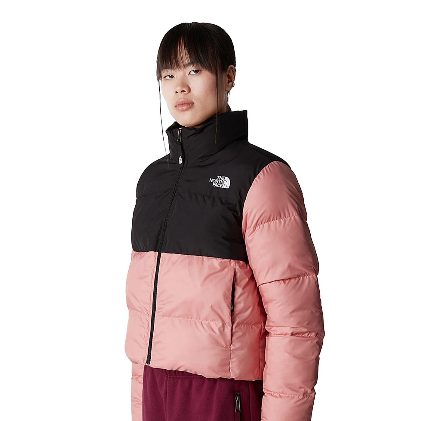 The North Face Cropped Saikuru Jacket Shady Rose/TNF Black  - NF0A853MOF61