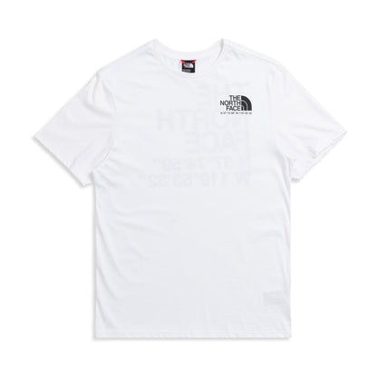 The North Face Coordinates Tee S/S TNF White/TNF Black  - NF0A8542FN41