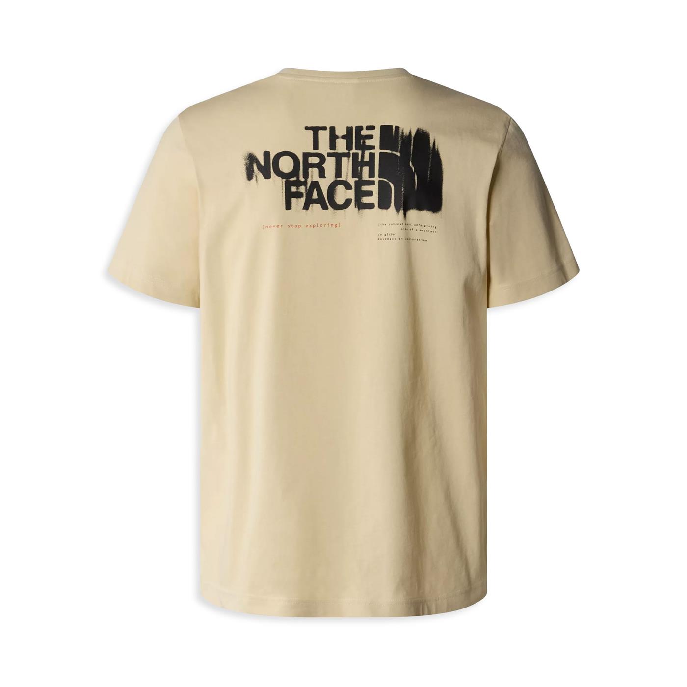 The North Face Graphic S/S Tee 3 White Dune  - NF0A87EWQLI1