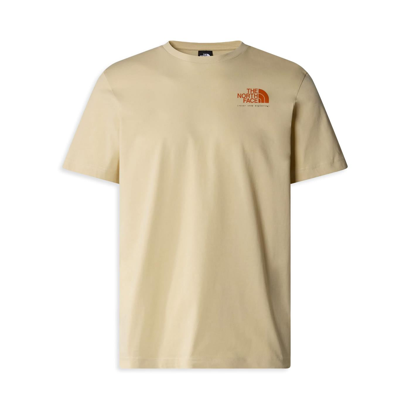 The North Face Graphic S/S Tee 3 White Dune  - NF0A87EWQLI1