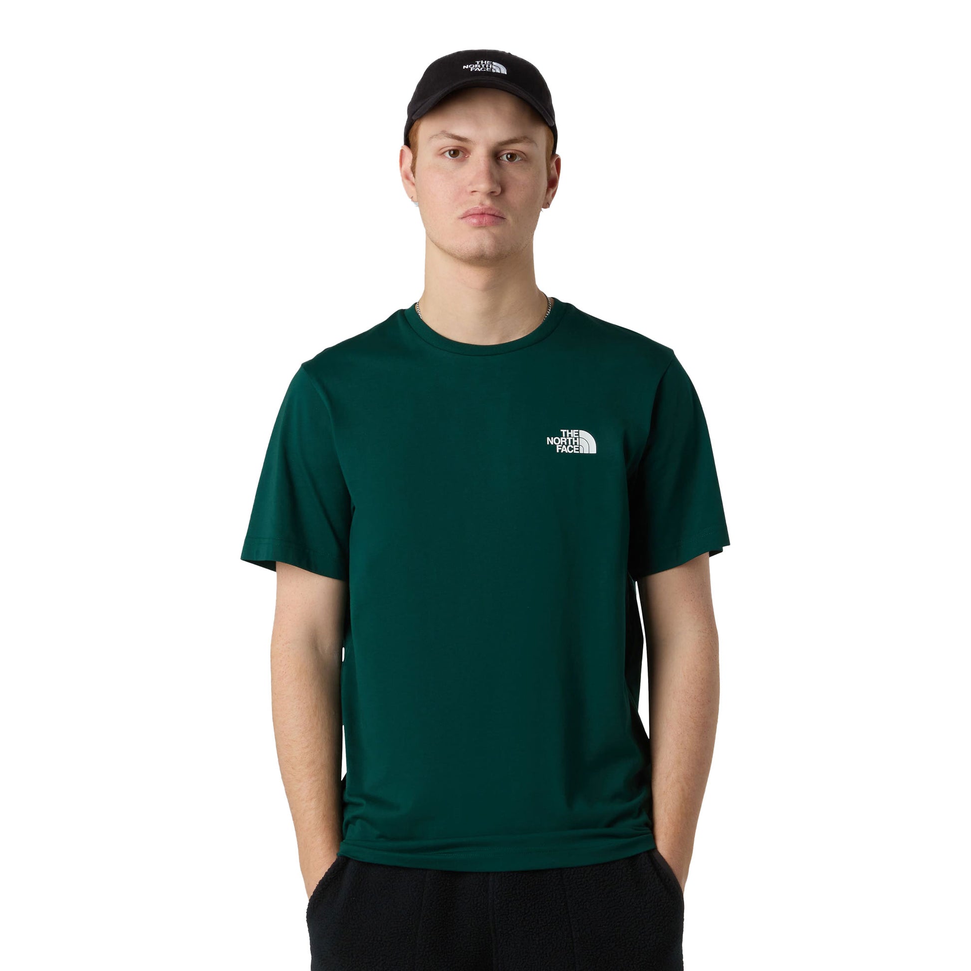 The North Face S/S Simple Dome Tee Hunter Green  - NF0A87NG1KI1