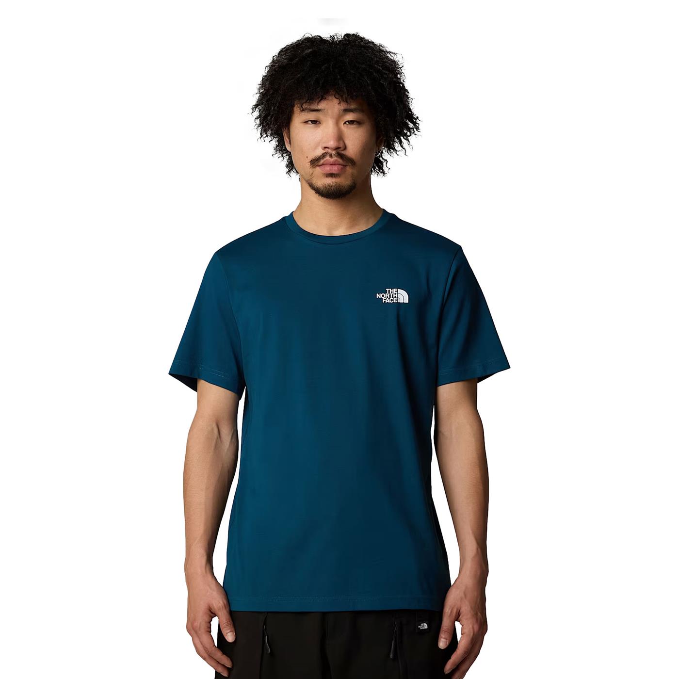 The North Face S/S Simple Dome Tee Midnight Petrol  - NF0A87NG1NO1