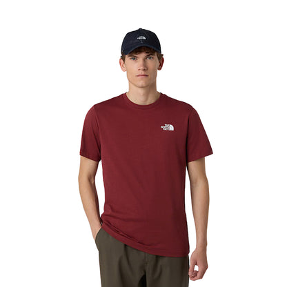 The North Face S/S Box NSE Tee Sumac/Asphalt Grey  - NF0A87NPDO31