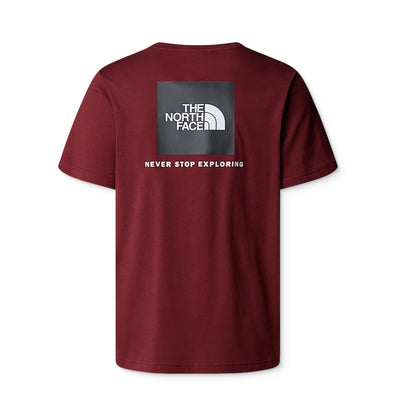 The North Face S/S Box NSE Tee Sumac/Asphalt Grey  - NF0A87NPDO31