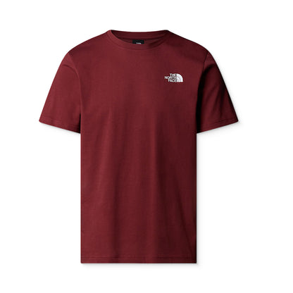 The North Face S/S Box NSE Tee Sumac/Asphalt Grey  - NF0A87NPDO31