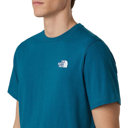 The North Face S/S Box NSE Tee Mineral Ink/TNF White  - NF0A87NPF9T1