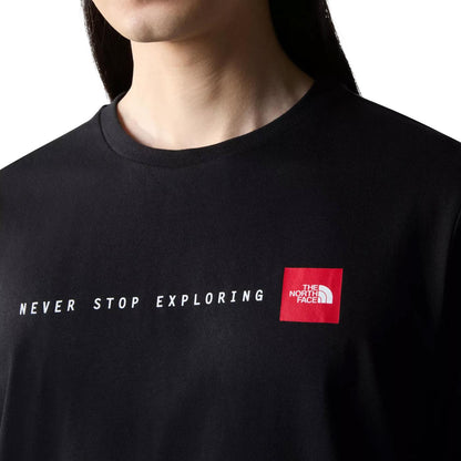 The North Face S/S Never Stop Exploring Tee TNF Black  - NF0A87NSJK31