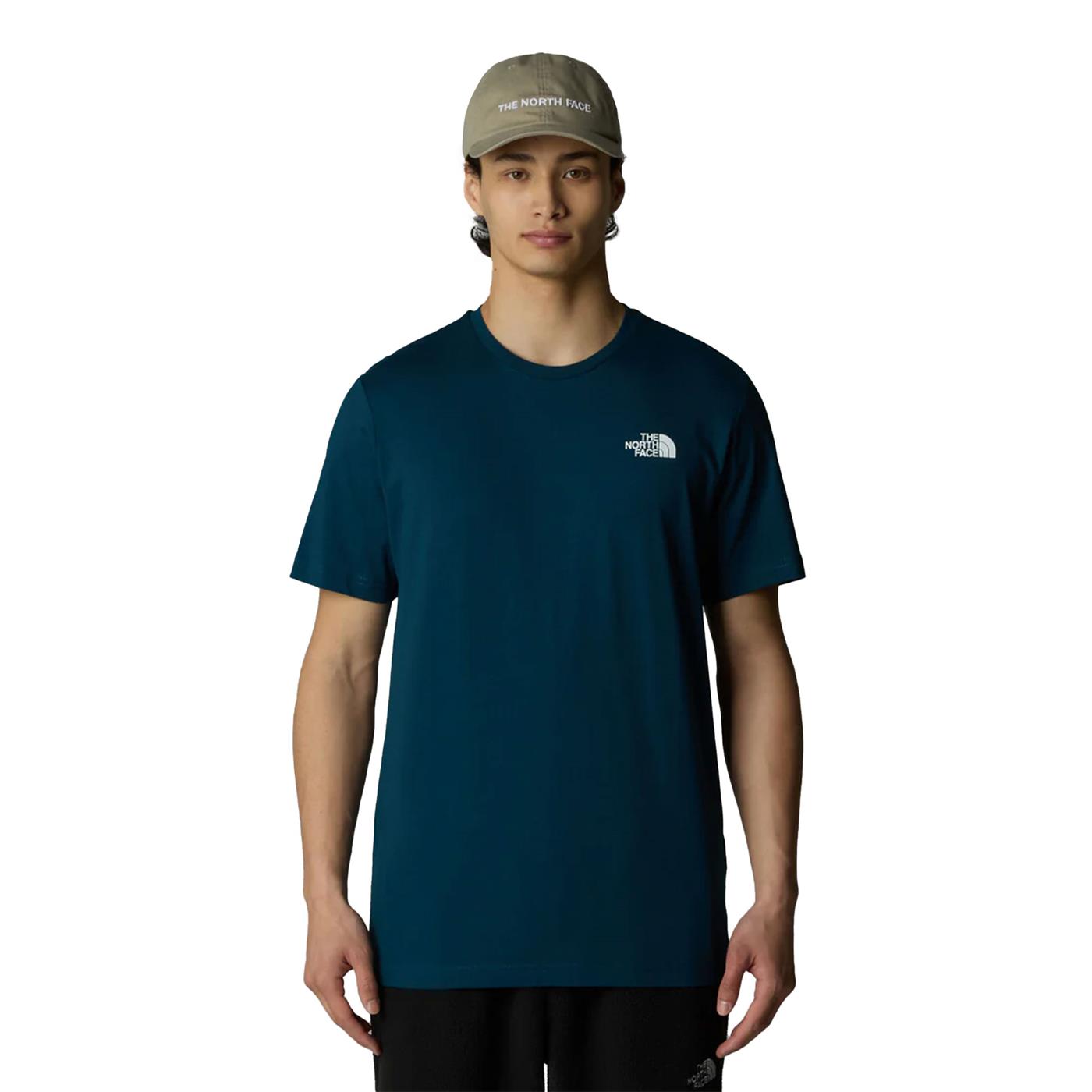 The North Face S/S Redbox Celebration Tee Midnight Petrol  - NF0A87NV1NO1