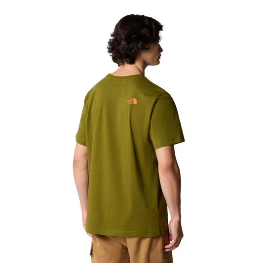 The North Face S/S Rust 2 Tee Forest Olive  - NF0A87NWPIB1