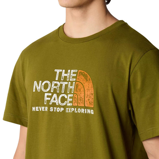 The North Face S/S Rust 2 Tee Forest Olive  - NF0A87NWPIB1